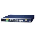 PLANET IGSW-24040T Industrial 24-Port 10/100/1000Mbps with 4 Shared SFP Managed Gigabit Switch